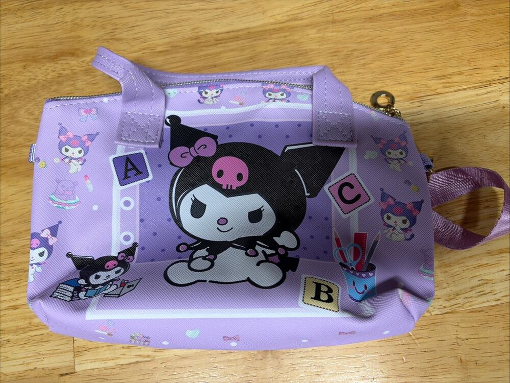 Kuromi Purse/Hand Bag With Detachable Strap - Purple - New Without Tag